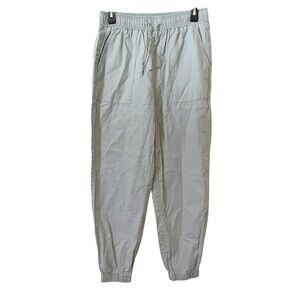 Madewell Gray Hemp Cotton Blend Pull‎ On Jogger Pants Size Small